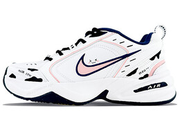 Кроссовки Nike Air Monarch 4 Chunky Sneakers Unisex Low-Top White 415445-102(team40-男女款奶牛哞哞粉白)