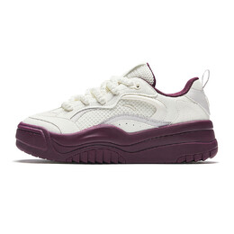 Кроссовки Anta Skateboarding Shoes Women's Low-top Ivory White/light Silver Gray, слоновая кость/серый 922438003-3 | ivory white/light silver gray-3