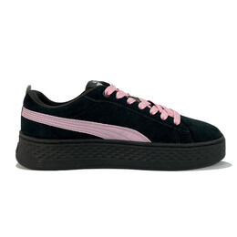Кроссовки Puma Smash Platform Skateboarding Shoes Women's Low-top Black, черный 366488-02 (team352-女款少女悸动) | black