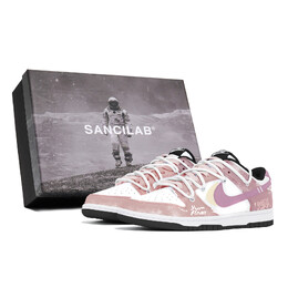 Кроссовки Nike Dunk Skateboard Shoes Unisex Low-Top Pink dd1391-100(team210- 星云漫步s-box) | white