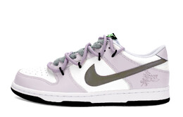 Кроссовки Nike Dunk Skateboard Shoes Women's Low-Top Beige fb9109-107（team212-暮山紫） | light purple