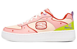 Кроссовки для скейтбординга Spongebob Squarepants X Sport Court 92 женские, низкие, розовые/красные Skechers 896111-pnk