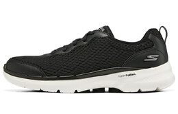 Кроссовки Go Walk 6 Lifestyle женские с низким верхом, черные/белые Skechers 124531-bkw