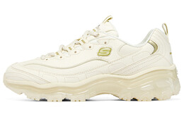 Кроссовки женские толстые низкие молочно-белые/бежевые Skechers 896086-ofwt