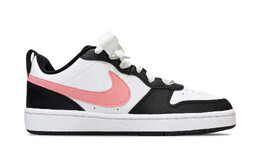 Женские кроссовки для скейтбординга Nike Court Borough Low, Black/Pink bq5448-115（team49-恋爱周刊） | black/pink