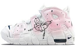 Кроссовки Nike Air More Uptempo Vintage Basketball Shoes Women's Mid-Top Black dh9719-100(team40-gs蝴蝶星星粉白黑)