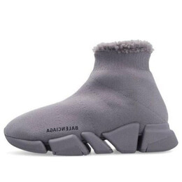Кроссовки speed 2.0 sneakers 'grey recycled knit' Balenciaga, серый 669789w2di31503 | grey