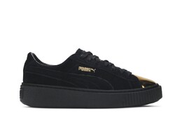 Кроссовки Wmns Suede Platform Puma, черный 362222 02 | gold/puma/black/puma/black