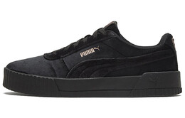 Кроссовки Puma Carina Velvet Black/Gold Women's 375886-01