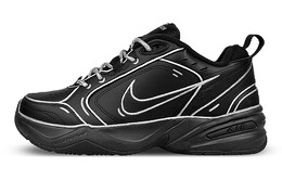 Кроссовки Nike Air Monarch 4 Chunky Sneakers Unisex Low-Top Black/Gray 415445-001(team47-m4黑灰线条qd)