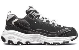 Кроссовки женские Lifestyle Low-top Черный/белый/серый Skechers 12242-bkw