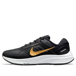 Кроссовки air zoom structure 24 Nike, черный da8570-003 | black/white/gold