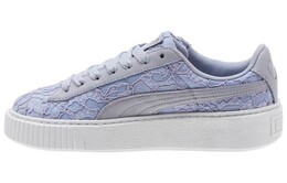 Кроссовки Puma Basket Platform Fo Blue Lace Up 'Icelandic Blue' Women's 364091-03