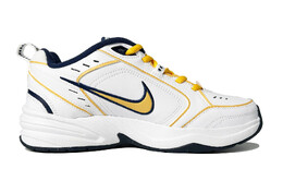Массивные кроссовки Nike Air Monarch 4 унисекс, White/Yellow 415445-102(team146-开心小狗男女同款黄白) | white/yellow