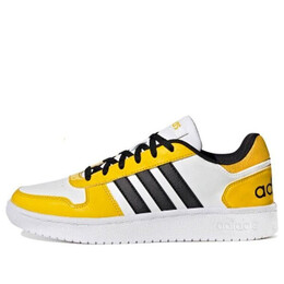 Кроссовки neo hoops 20 Adidas, белый h01212 | white/yellow/black