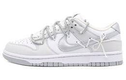 Кроссовки Nike Dunk Skateboard Shoes Women's Low-Top White Silver dh9765-102(team52-轻银芭蕾女)