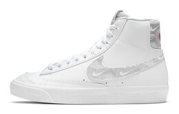 Кроссовки Nike Blazer Mid 77 White Logo Print GS dj4624-100