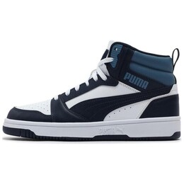 Кроссовки Puma Rebound V6 Skateboarding Shoes Unisex Mid-top Black/Blue, черный/синий 392326-28 | black/blue