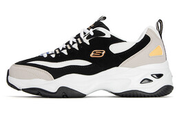 Кроссовки женские D"Lites 4.0 Chunky с низким верхом, черные/многоцветные Skechers 896122-bkmt
