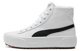 Кроссовки Puma Women's Kaia Mid 'Fur - White Black' 385341-02