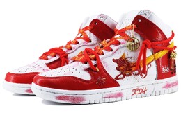 Кроссовки Nike Dunk High Skateboard Shoes Unisex High-Top Yellow do2321-111（team168-鸿运当头）