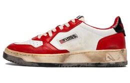 Кроссовки Autry Medalist Super Vintage Leather Sneakers, красный avlm-bc03 | red and white