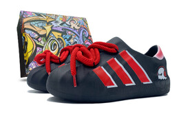 Кроссовки Adidas AdiFOM Superstar Lifestyle Shoes Unisex Low-top Black/Red, черный/красный hq8752(team188-迷幻s-box) | black/red