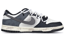 Кроссовки Nike Dunk Skateboarding Shoes Women's Low-top Black/grey/white, черный/белый/серый fq8899-100(team237-慵懒熊猫) | black/white/gray