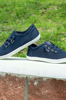 Женские бобы b симпатичные спортивные кроссовки Skechers, синий c52-506 | navy