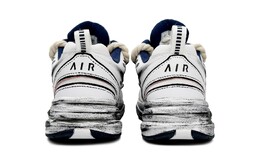 Кроссовки Nike Air Monarch 4 Chunky Sneakers Unisex Low-top Black, черный/белый 415445-102(team11-暴力街区黑白) | black/white