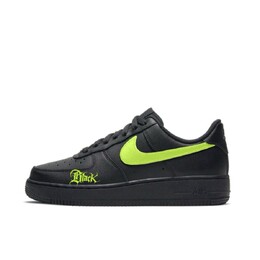 Кроссовки Nike Air Force 1 Skateboarding Shoes Unisex Low-top Black/Green, черный cw2288-001（team314-七彩绿） | black
