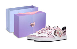Кроссовки Nike Court Borough Skateboard Shoes Women's Low-Top Pink/White, белый bq5448-115(team350-花期-礼盒装) | chalk white