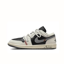 Баскетбольные кроссовки Air 1 Vintage Unisex Low-top Off-white/black/grey Jordan dc0774-001(team93-橄榄绿小倒钩5.0） | olive green