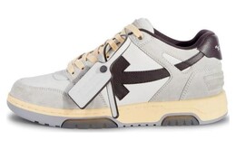 Кроссовки мужские Off-White Out Of Office, серый omia189s24lea0110511 | gray/brown/white