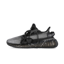 Кроссовки Adidas Yeezy Boost 350 V2 Lifestyle Shoes Unisex Low-top Black/silver, черный/серебряный hq4540(team368-男女款知白守黑) | black/silver