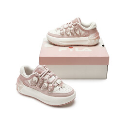 Кроссовки Fila CARROT 2 Skateboarding Shoes Women's Low-top Milk White/Smoke Rose Pink, розовый f12w431211fgr | milk white/smoke rose pink