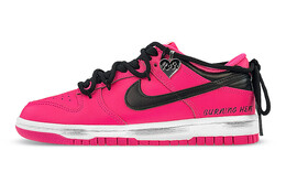 Кроссовки Nike Dunk Skateboarding Shoes Women's Low-top Black, красный dz5196-600(team40-女款火龙果黑红) | red
