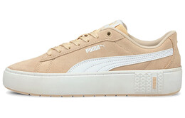Кроссовки Puma Smash Platform V2 Suede 'Khaki White' Women's 373037-06