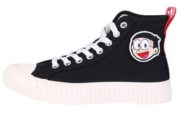 Кеды Doraemon X Kappa Canvas Shoes Unisex High-Top Black White k09y5vs82-990