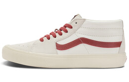 Кроссовки Vans SK8-Mid 'White Red' vn0a5kxer2s
