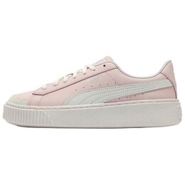 Кроссовки Puma Platform Skateboarding Shoes Women's Low-top Pink/white, розовый 397250-02 | light pink - beige - silver - 02