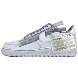 Кроссовки Nike Air Force 1 Skateboarding Shoes Women's Low-top Gray, серый dh2920-111（team4-女款冷墙） | gray