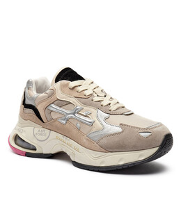 Кожаные кроссовки Premiata SHARKYD, бежевый pt245w0000091970036 | beige