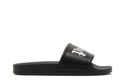 Кроссовки Palm Angels Wmns Pool Slider Black White, черный pwic002c99pla003 1001