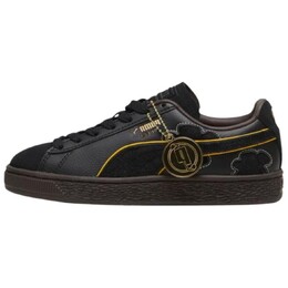 Кроссовки Puma One Piece X Suede Big Kid 'Blackbeard', черный/золотой 396724_01 | black/gold
