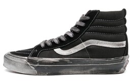 Кроссовки Vans Vault UA OG Sk8-Hi LX Stressed Black White vn0a4bvbba21