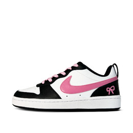 Кроссовки Nike Court Borough Skateboarding Shoes Women's Low-top Pink/Black/White, цвет Raspberry bow bq5448-115(teamcx-树莓蝴蝶结女款黑粉) | raspberry bow