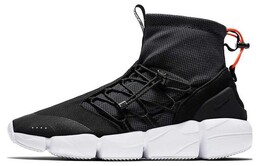 Кроссовки Nike Air Footscape Mid Utility DM Black Safety Orange, черный ah8689-001 | black