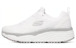 Кроссовки Max Cushioning Lifestyle женские с низким верхом белого цвета Skechers 108016-wht
