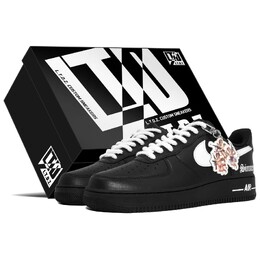 Кроссовки Nike Air Force 1 Skateboard Shoes Unisex Low-Top Black White, черный/белый cw2288-001(team113-ak天使s-box) | black/white